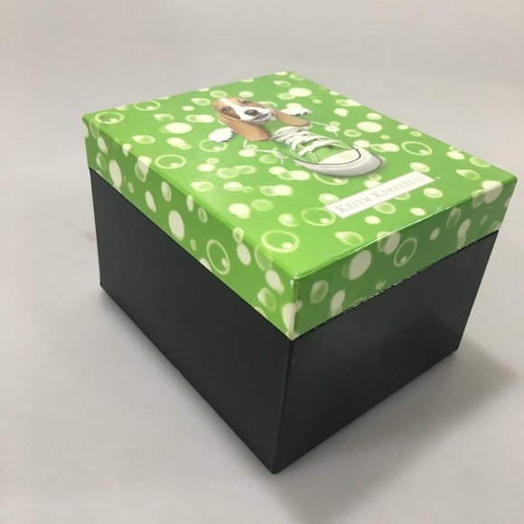 Keith Kimberlin Bassett Hound in Gym Shoe Green Mug Cup NEW 10 oz - Picture 4 of 8